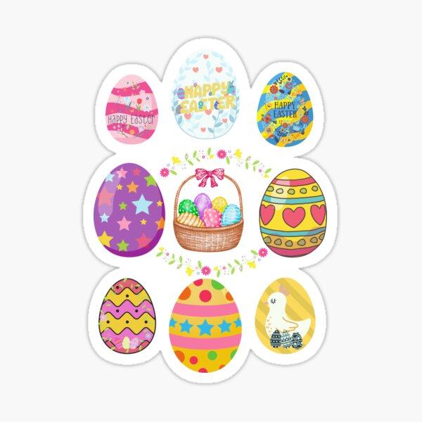 Item preview, Happy Easter rabbit and easter egg No.3 designed and sold by DigiArtNDesign.