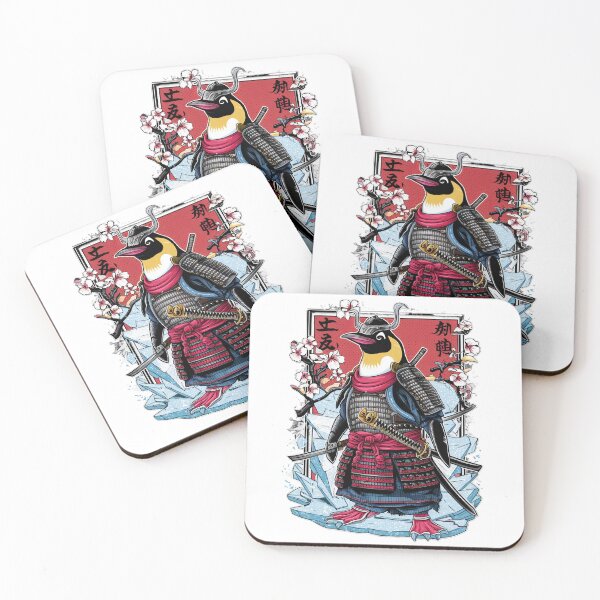 Item preview, Samurai Penguin Art designed and sold by Obsidian Ink by Wilshire.