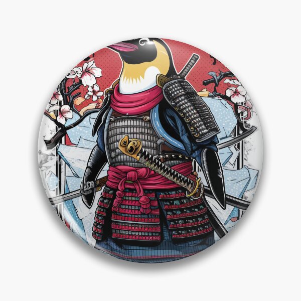 Item preview, Samurai Penguin Art designed and sold by Obsidian Ink by Wilshire.