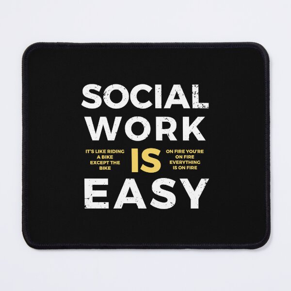 Item preview, Social Work is Easy Gift designed and sold by VintageCreator.