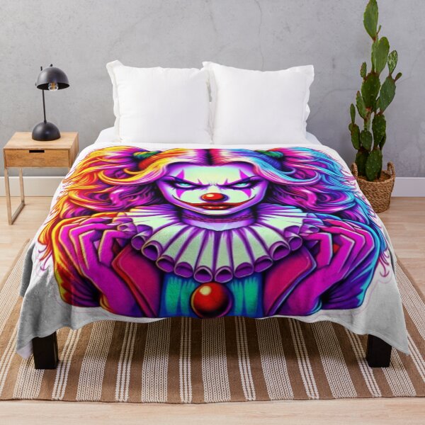 Item preview, Neon Nightmare: The Psychedelic Clown Princess designed and sold by DarkSideArtz.