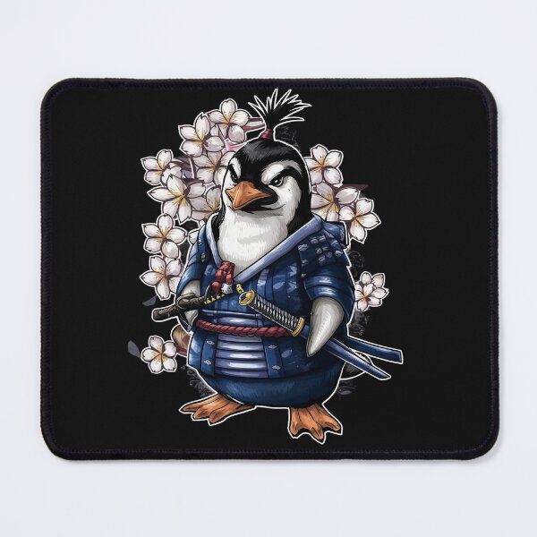 Item preview, Samurai Penguin Art designed and sold by Obsidian Ink by Wilshire.
