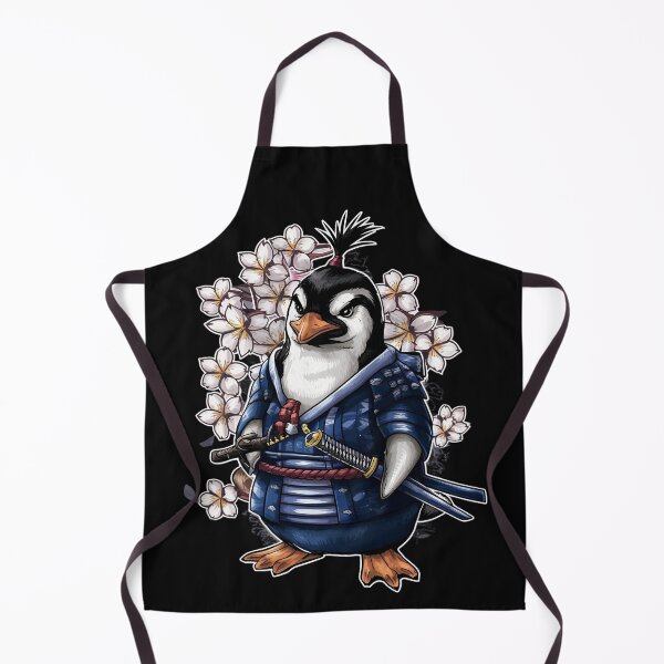 Item preview, Samurai Penguin Art designed and sold by Obsidian Ink by Wilshire.