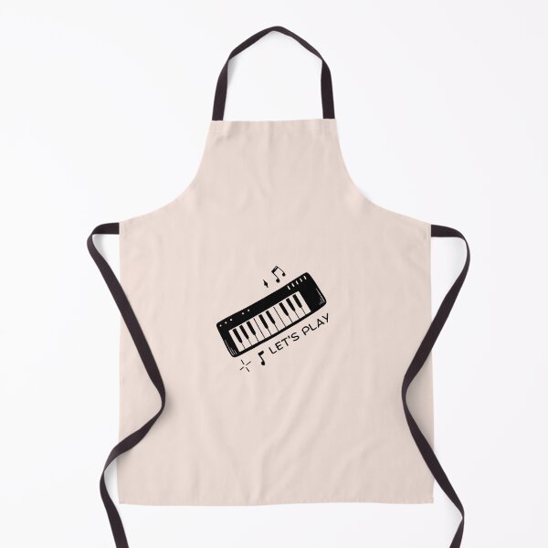 Item preview, Let's Play | Keyboard Piano Illustration | Pastel Pink Background designed and sold by RM-Journey.