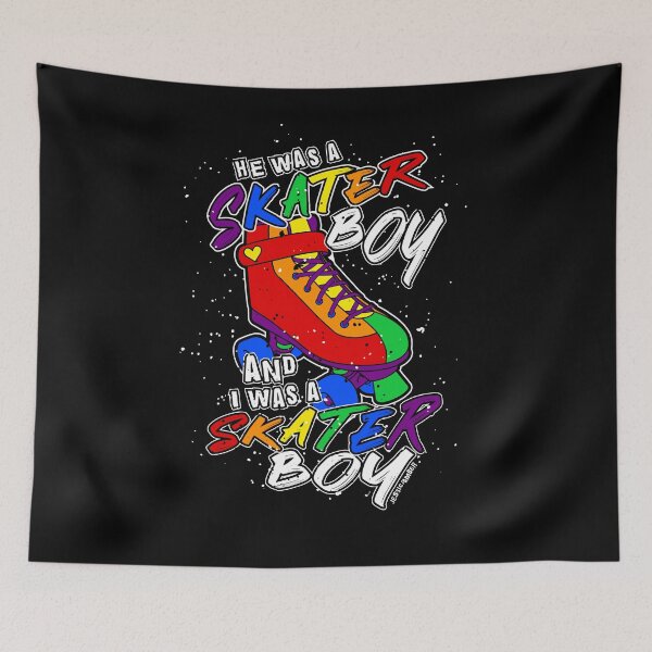 Item preview, Gay Roller Skater Boy Rainbow Punk Slogan designed and sold by JessicaAmber.
