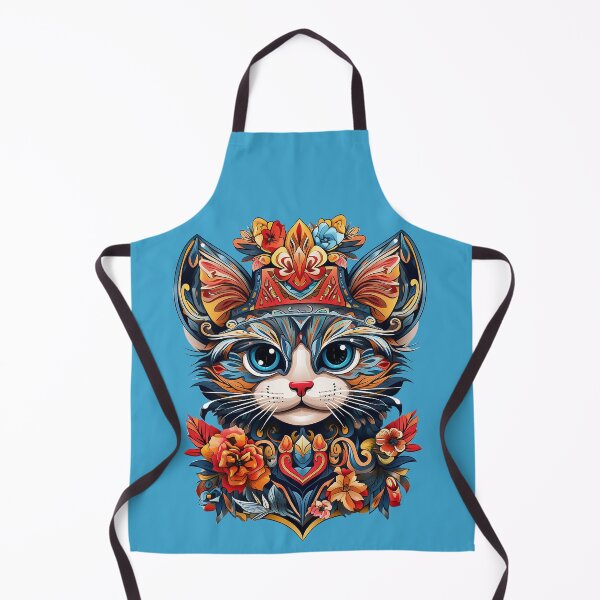 Item preview, Festive Cat With a Floral Crown  designed and sold by Simply Figs.