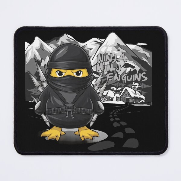 Item preview, Ninja Penguin Art designed and sold by Obsidian Ink by Wilshire.