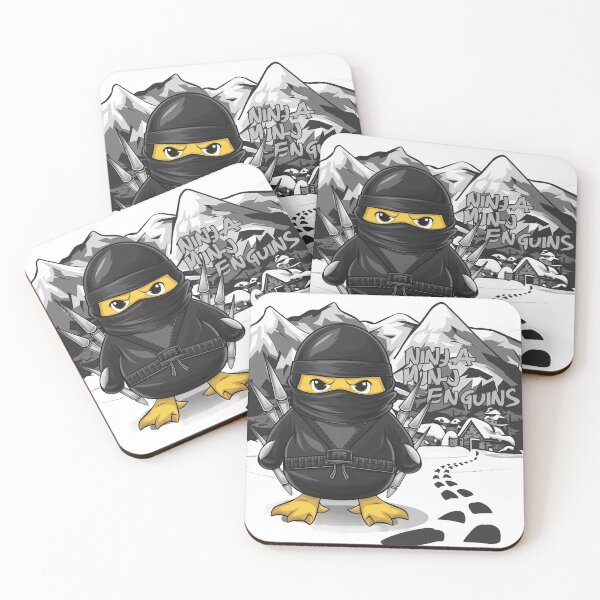Item preview, Ninja Penguin Art designed and sold by Obsidian Ink by Wilshire.