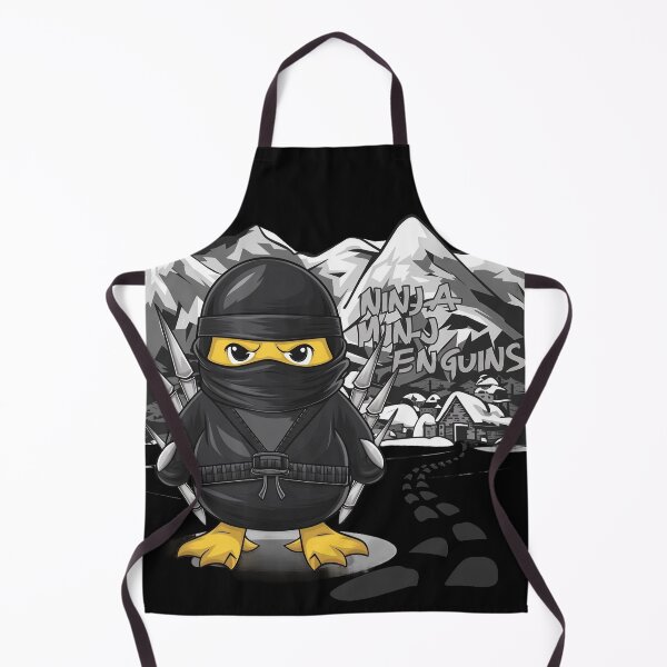 Item preview, Ninja Penguin Art designed and sold by Obsidian Ink by Wilshire.