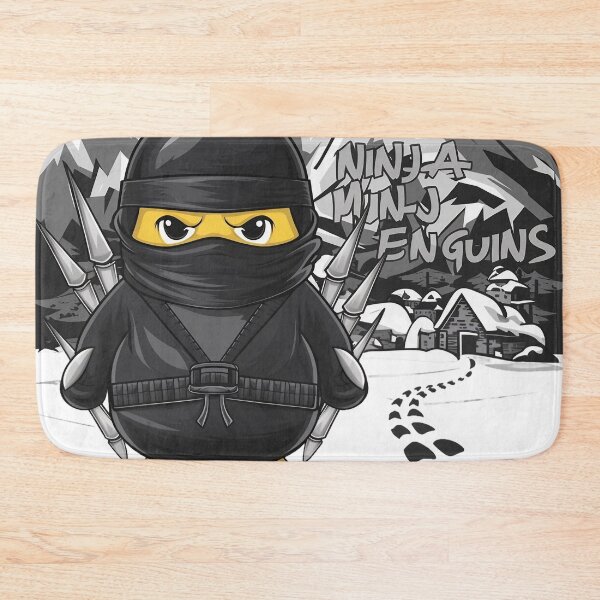 Item preview, Ninja Penguin Art designed and sold by Obsidian Ink by Wilshire.