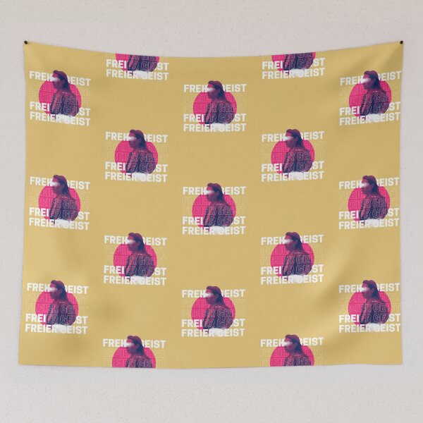 Item preview, FREIER GEIST | Yellow Background designed and sold by RM-Journey.