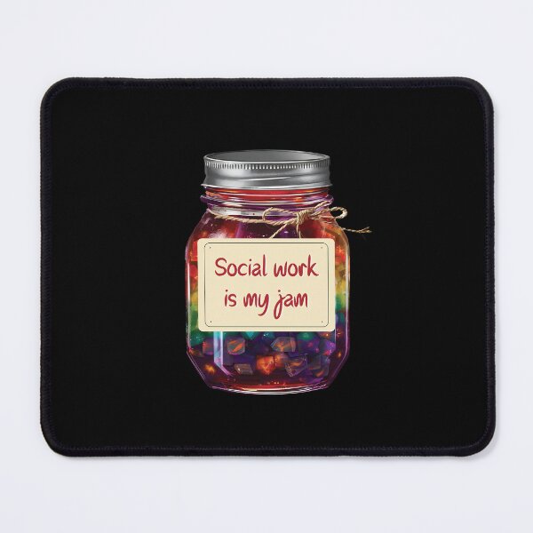 Item preview, Social Work Is My Jam Funny Social Worker Gift designed and sold by VintageCreator.
