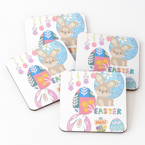 Item preview, Happy Easter rabbit and easter egg No.4 designed and sold by DigiArtNDesign.