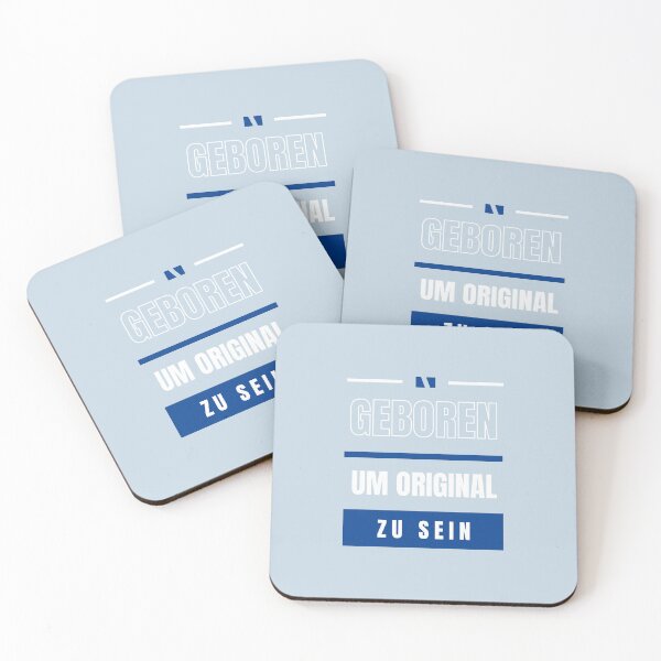Item preview, Geboren, um original zu sein | Pastel Blue Background designed and sold by RM-Journey.