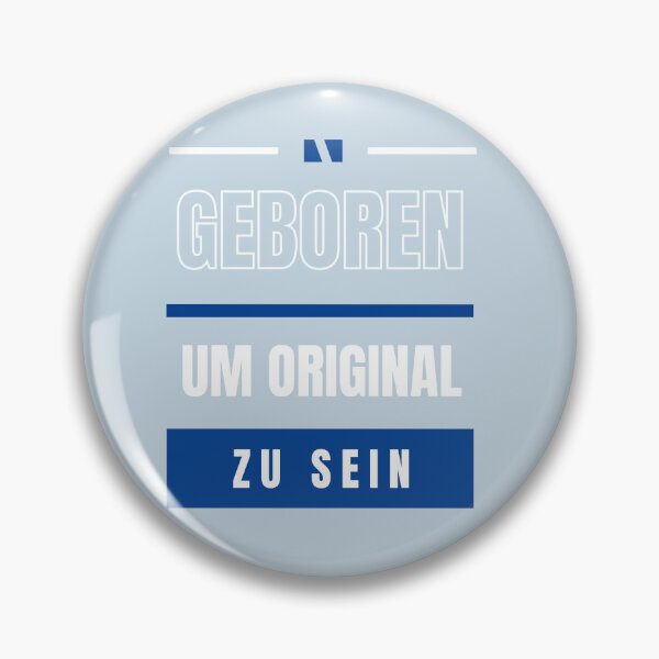 Item preview, Geboren, um original zu sein | Pastel Blue Background designed and sold by RM-Journey.