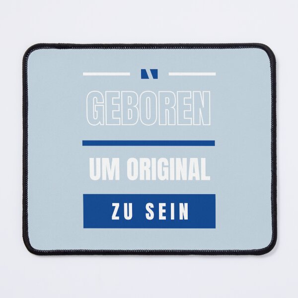 Item preview, Geboren, um original zu sein | Pastel Blue Background designed and sold by RM-Journey.