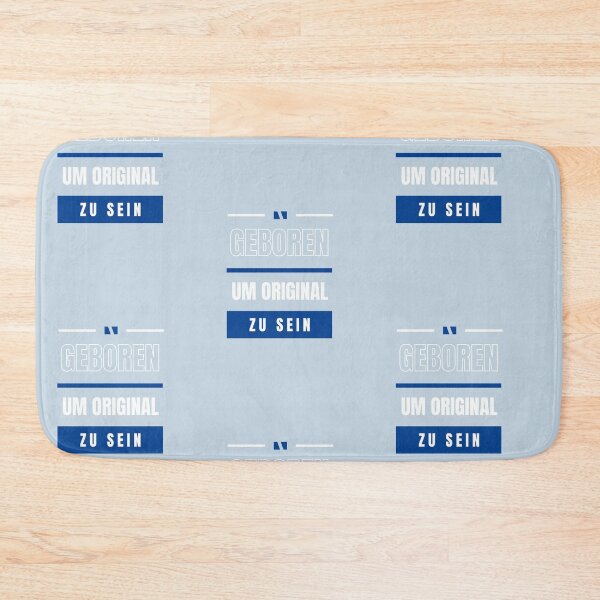 Item preview, Geboren, um original zu sein | Pastel Blue Background designed and sold by RM-Journey.