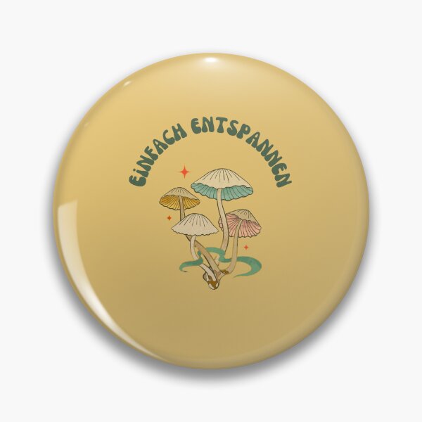 Item preview, Einfach entspannen | Mushroom Illustration | Yellow Background designed and sold by RM-Journey.