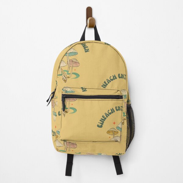 Item preview, Einfach entspannen | Mushroom Illustration | Yellow Background designed and sold by RM-Journey.