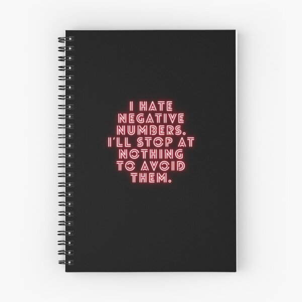Item preview, I Hate Negative Numbers designed and sold by WifiJW0526.