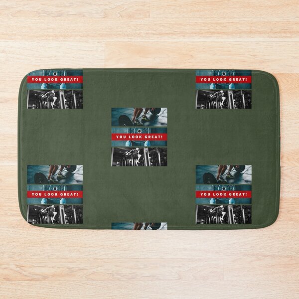 Item preview, You Look Great! | Gym | Green Background designed and sold by RM-Journey.