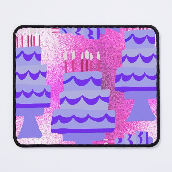 Item preview, Purple Cakes on Pink Glitter designed and sold by Victoria Rose.