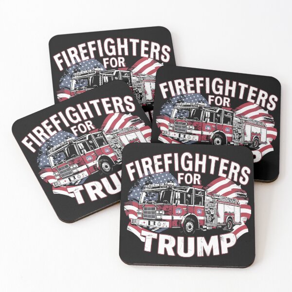 Item preview, Firefighters For Trump Election America designed and sold by Quirky Shirts.