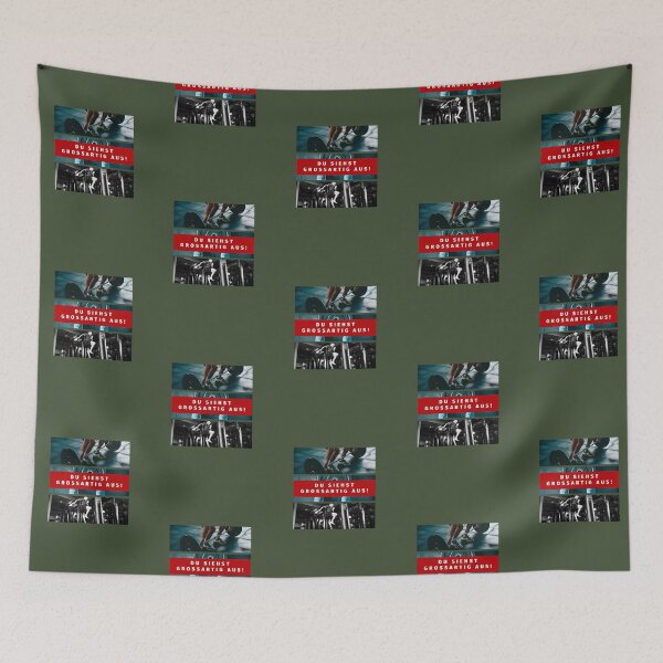 Item preview, Du siehst großartig aus! | Gym | Green Background designed and sold by RM-Journey.