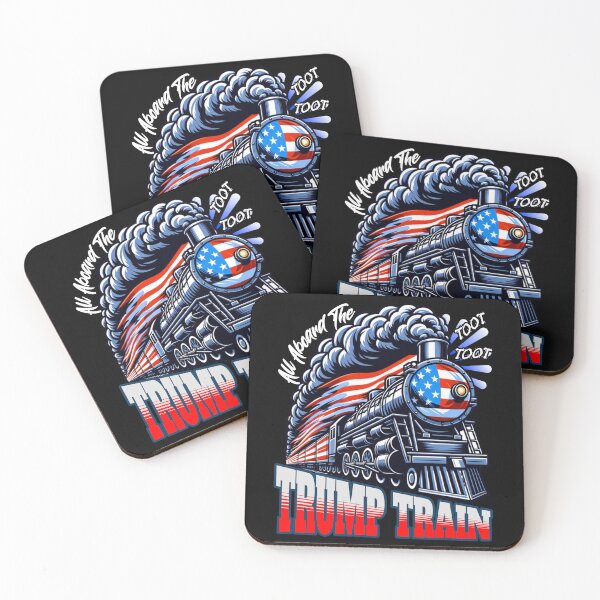 Item preview, All Aboard the Trump Train 2024 designed and sold by Studio Bankai.