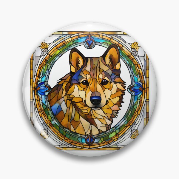Item preview, Stained Glass Swedish Vallhund designed and sold by Fredster1966.
