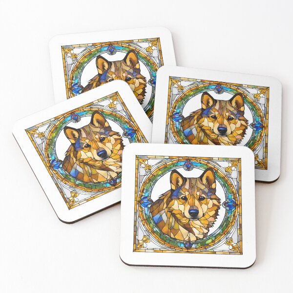 Item preview, Stained Glass Swedish Vallhund designed and sold by Fredster1966.