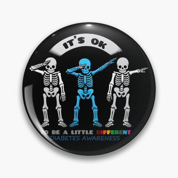 Item preview,  it's ok to be a little different-diabetes day -skeleton designed and sold by toobel.