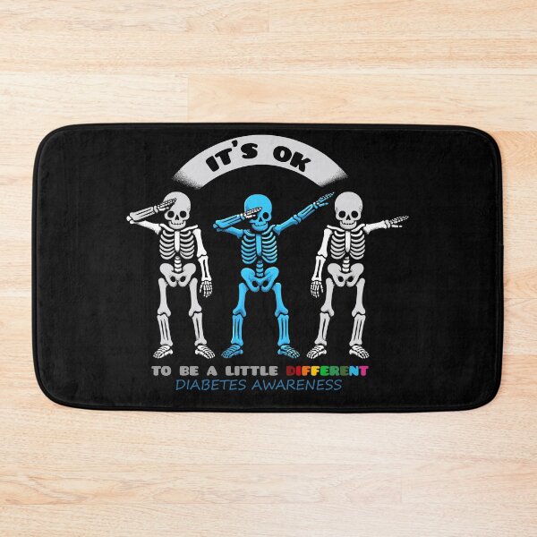 Item preview,  it's ok to be a little different-diabetes day -skeleton designed and sold by toobel.