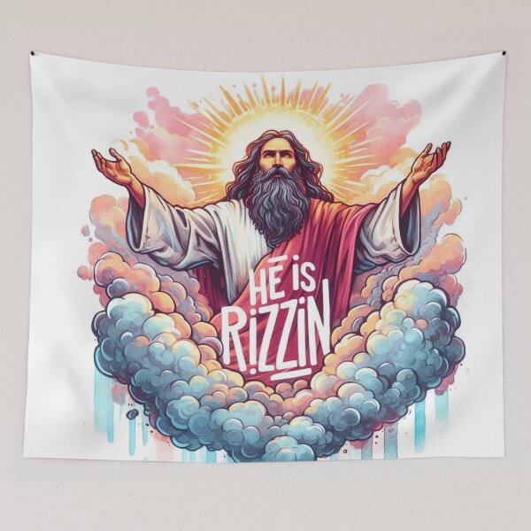 Item preview, He is rizzin designed and sold by Thedigital91.