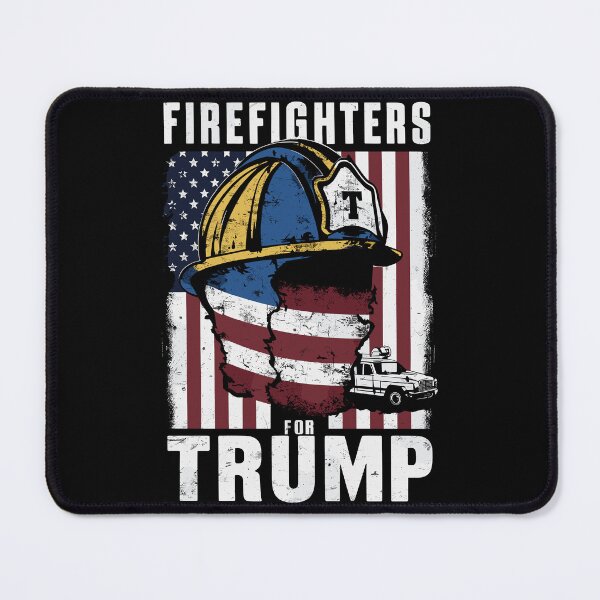Item preview, Firefighters For Trump Election USA designed and sold by Quirky Shirts.