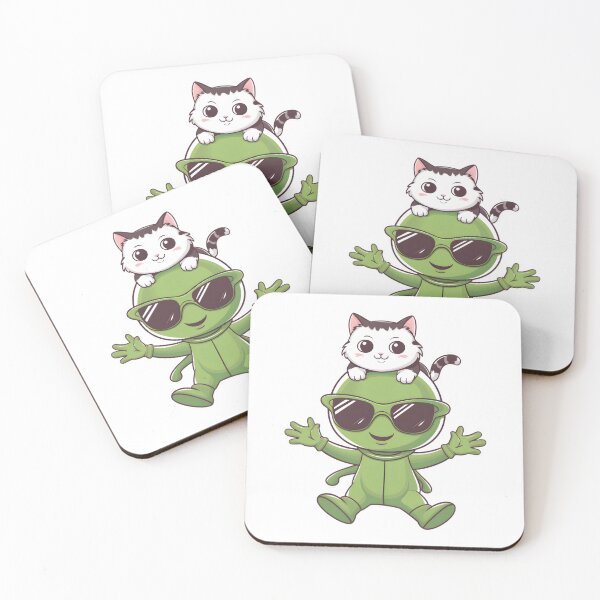 Item preview, Cat and alien - cutest friend ever! designed and sold by Micjr.