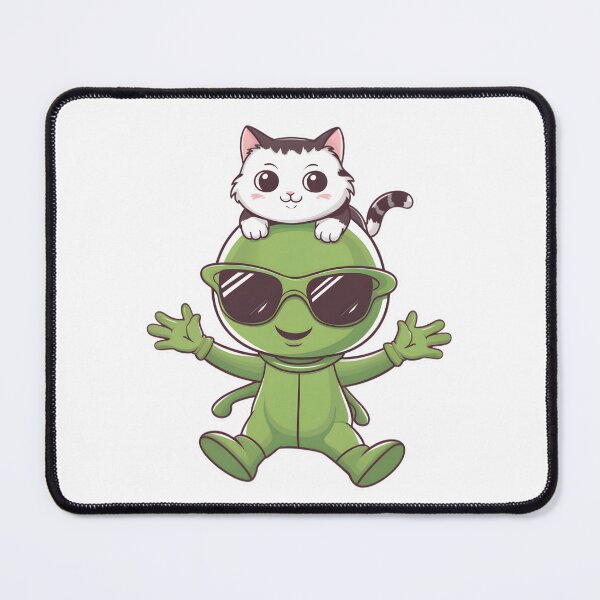 Item preview, Cat and alien - cutest friend ever! designed and sold by Micjr.