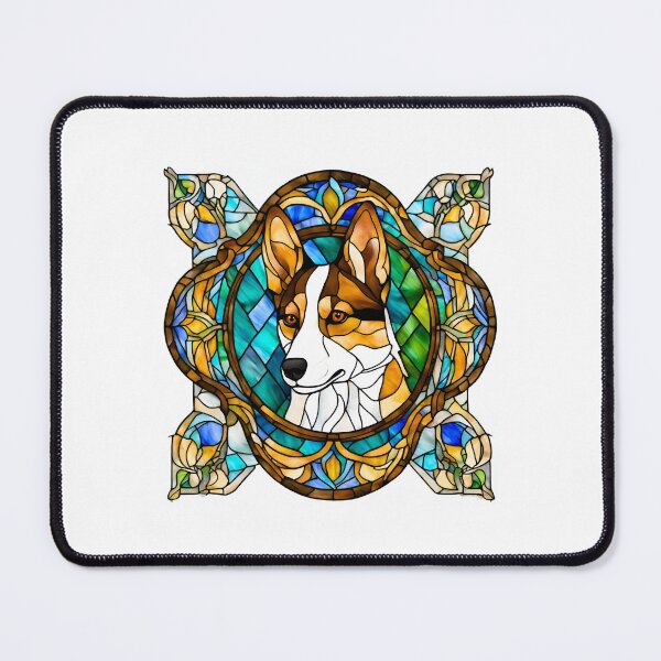 Item preview, Stained Glass Norwegian Lundehund designed and sold by Fredster1966.