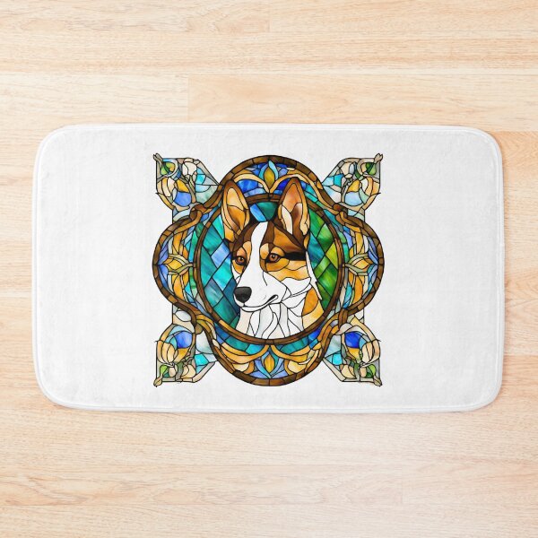 Item preview, Stained Glass Norwegian Lundehund designed and sold by Fredster1966.