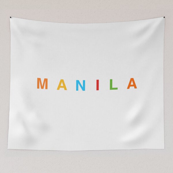 Item preview, MANILA Rainbow LETTERS WHITE designed and sold by aydapadi.