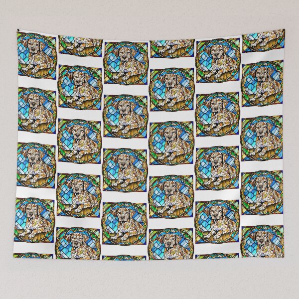 Item preview, Stained Glass Catahoula Leopard Dog designed and sold by Fredster1966.