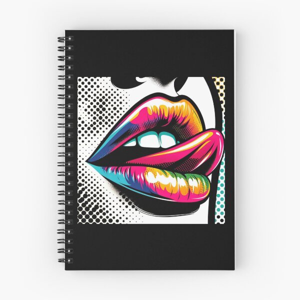 Aperçu de l'œuvre Design Pop-Art bouche féminine avec langue créée et vendue par Blessinger77.