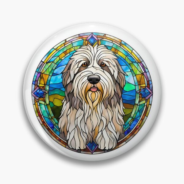 Item preview, Stained Glass Polish Lowland Sheepdog designed and sold by Fredster1966.