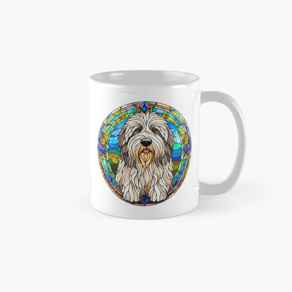 Item preview, Stained Glass Polish Lowland Sheepdog designed and sold by Fredster1966.