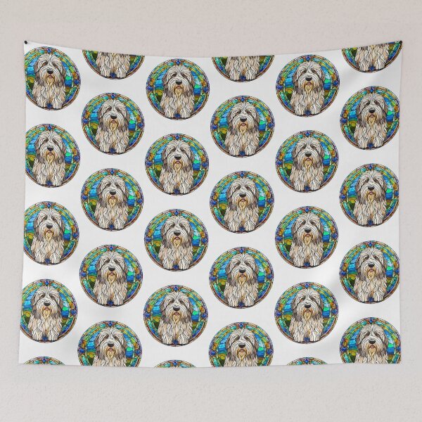 Item preview, Stained Glass Polish Lowland Sheepdog designed and sold by Fredster1966.