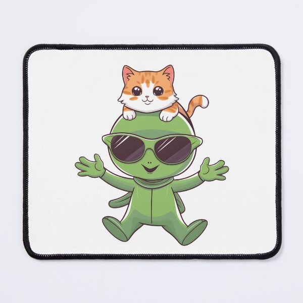 Item preview, Copy of Cat and alien - cutest friend ever! designed and sold by Micjr.