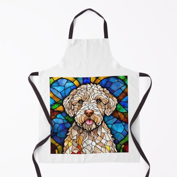 Item preview, Stained Glass Lagotto Romagnolo designed and sold by Fredster1966.