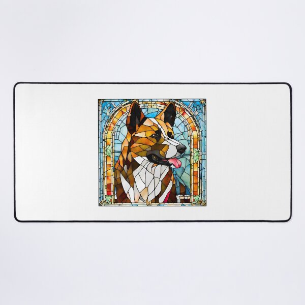 Item preview, Stained Glass Karelian Bear Dog designed and sold by Fredster1966.