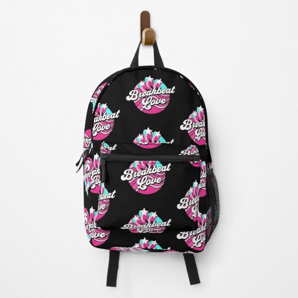 Item preview, BREAKBEAT - Love Waves Stars (white/blue/pink) designed and sold by Discothreadz.