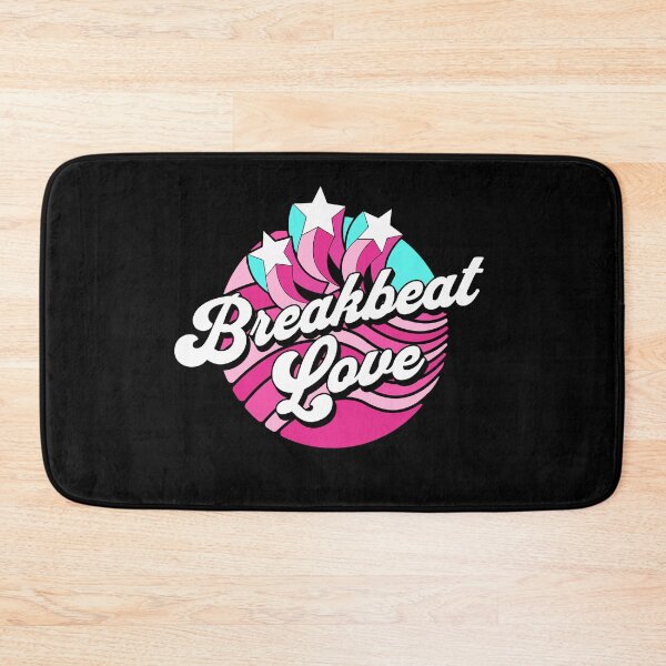 Item preview, BREAKBEAT  - Love Waves Stars (white/blue/pink)  designed and sold by Discothreadz.